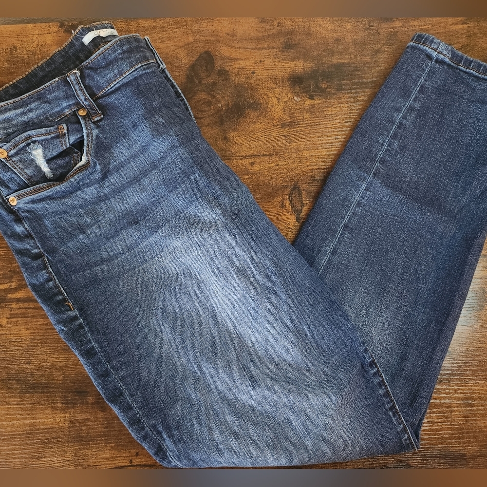 STS  straight cut blue jeans size 16